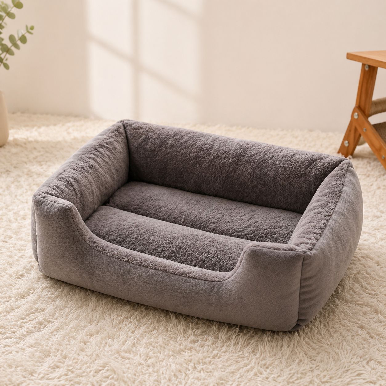 Cama Anti-Stress para Gatos e Cães Pequenos | Mais Conforto, Menos Ansiedade e Sono Profundo