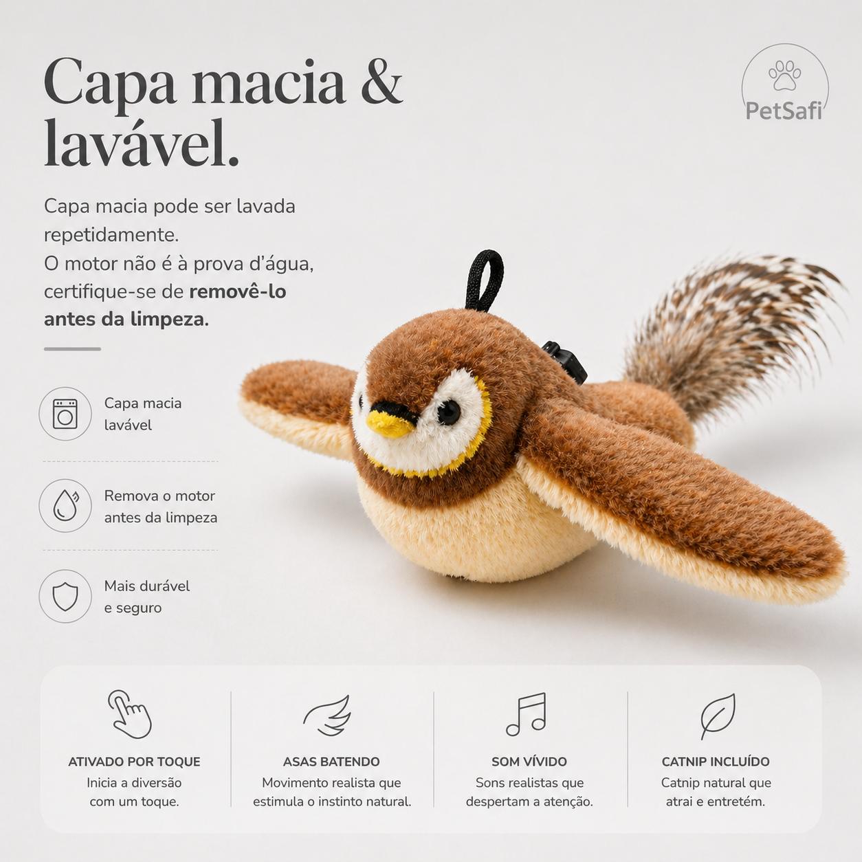 Brinquedo Interativo para Gatos com Movimento e Som
