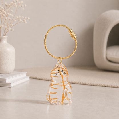 Cápsula Memorial para Gato Transparente