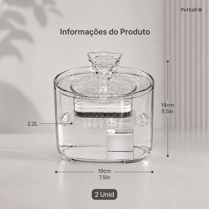 Fonte de Água Inteligente para Pets 2,2L