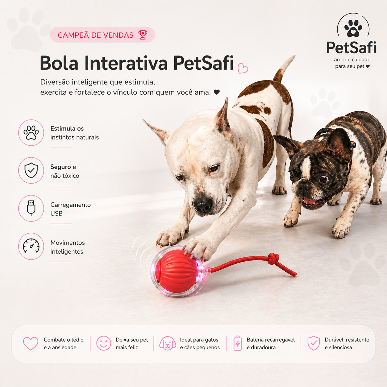 A Bola Interativa que os Pets Não Conseguem Ignorar