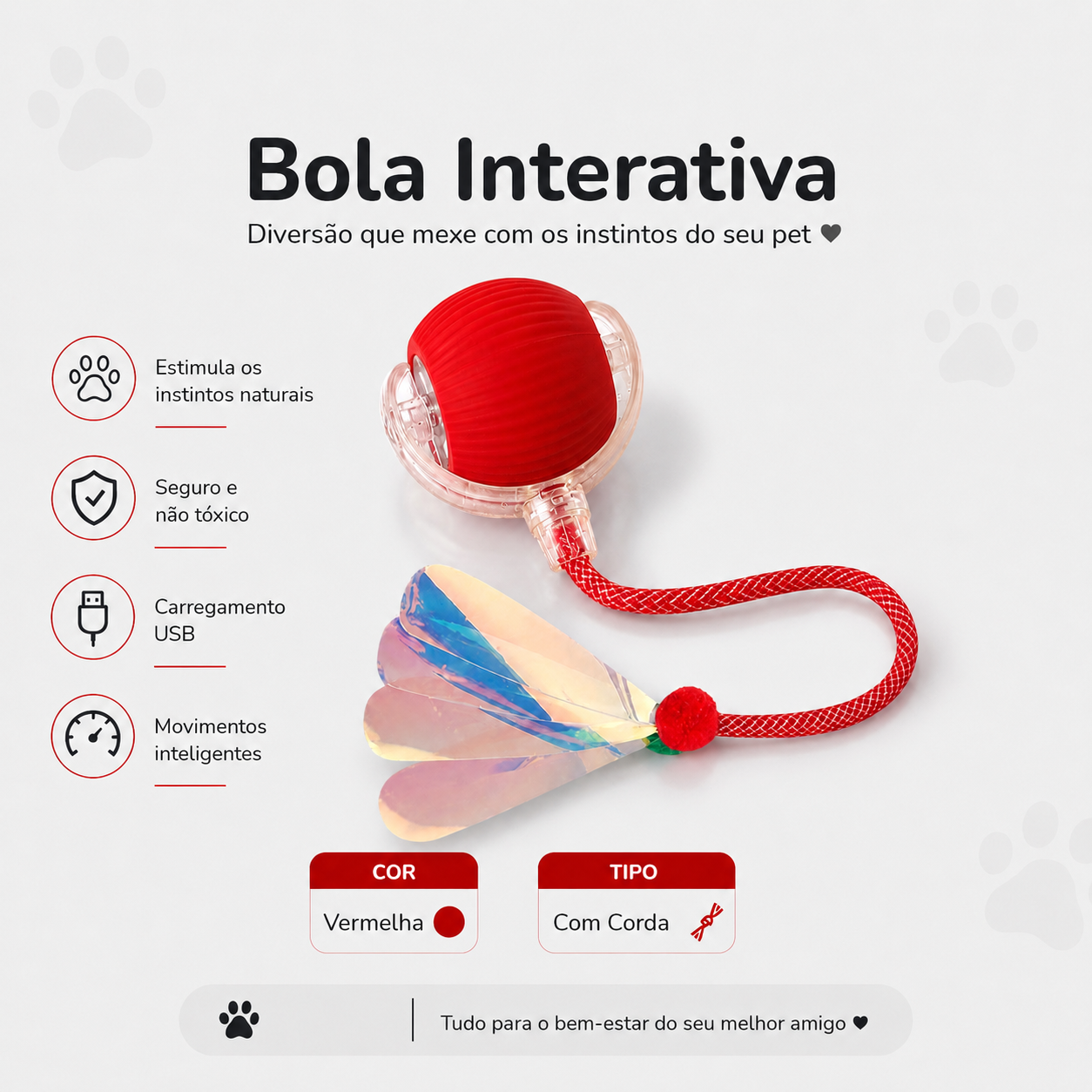 A Bola Interativa que os Pets Não Conseguem Ignorar