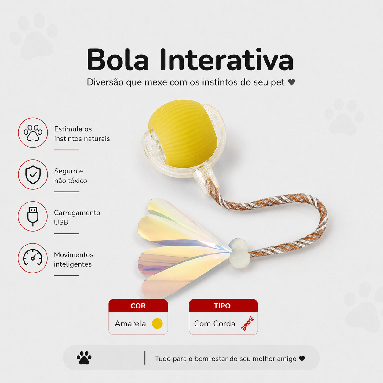 A Bola Interativa que os Pets Não Conseguem Ignorar