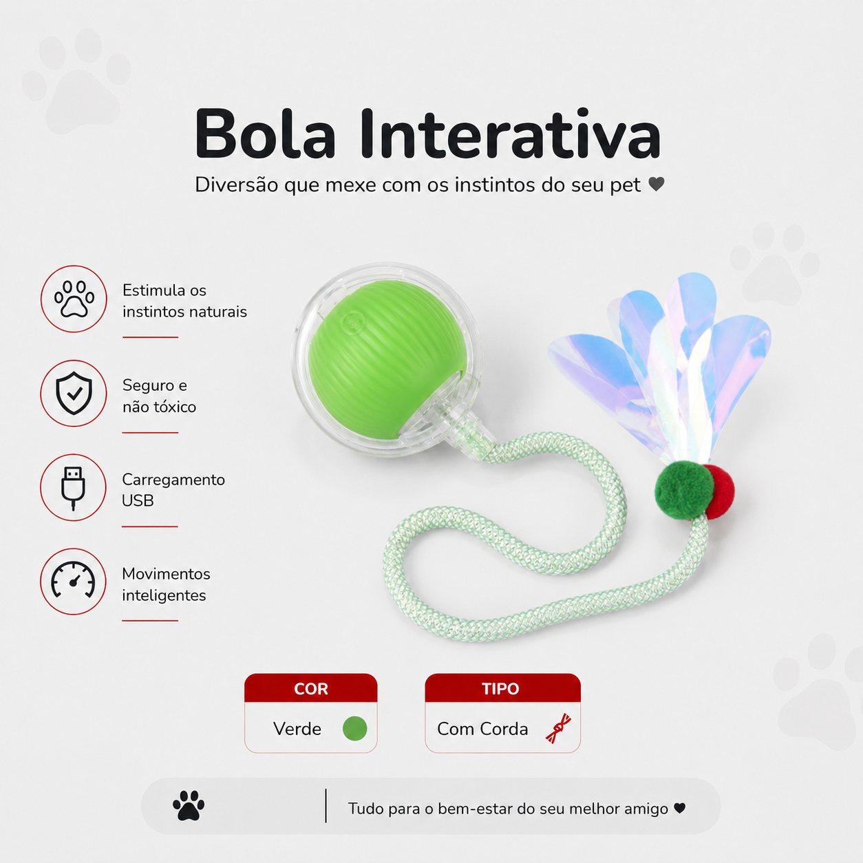 A Bola Interativa que os Pets Não Conseguem Ignorar