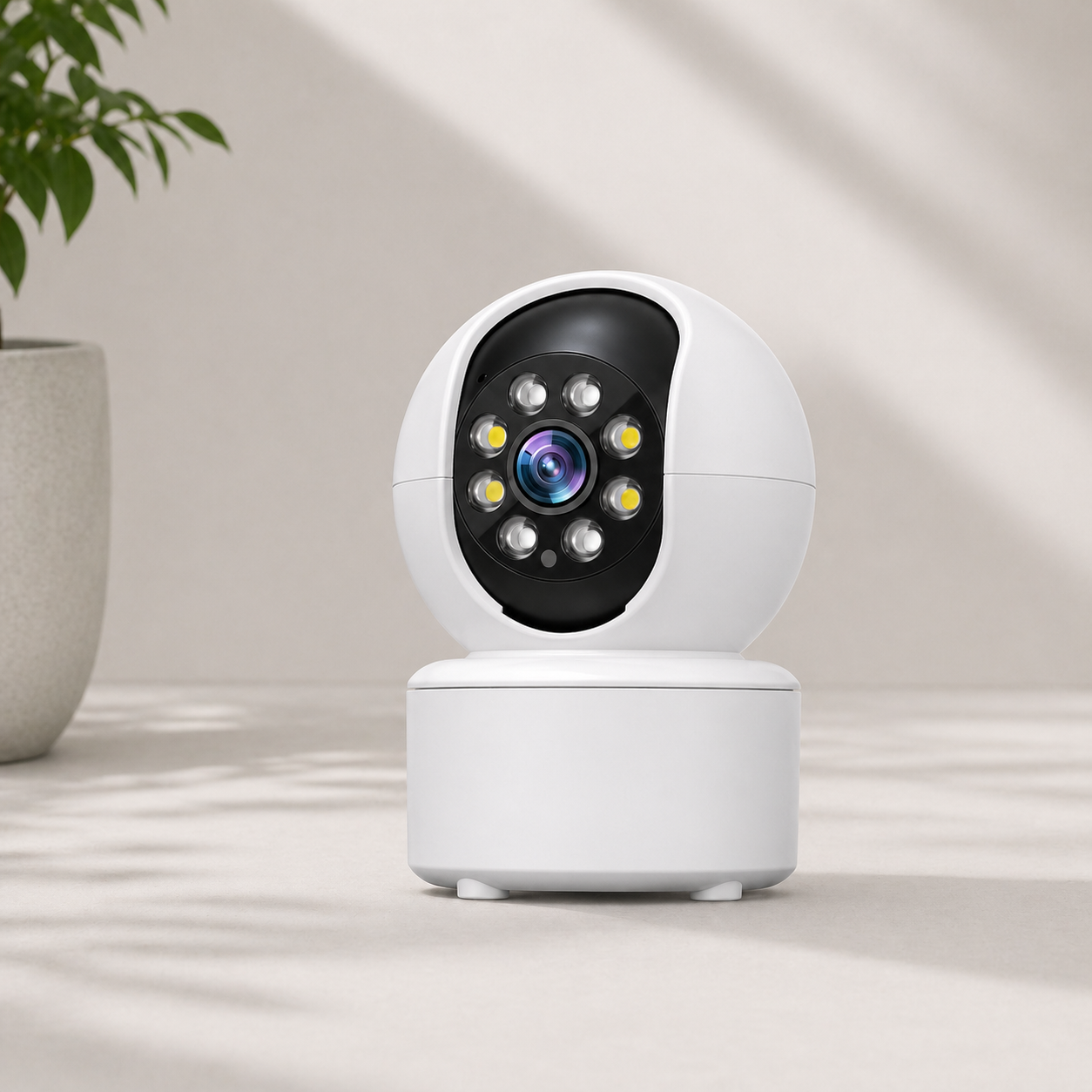 Câmera Inteligente Premium para Pets | Monitoramento 360°, Áudio e Visão Noturna pelo App