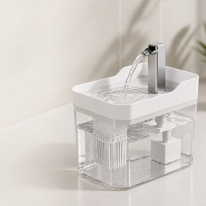Fonte de Água para Gatos com Filtro – Dispensador USB Silencioso com Circulação Contínua para Pets