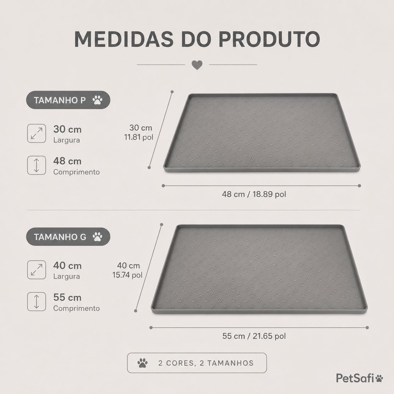 Tapete de Alimentação para Pets em Silicone Antiderrapante e Impermeável