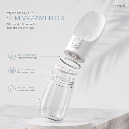 Copo Portátil para Pets com Reservatório de Água