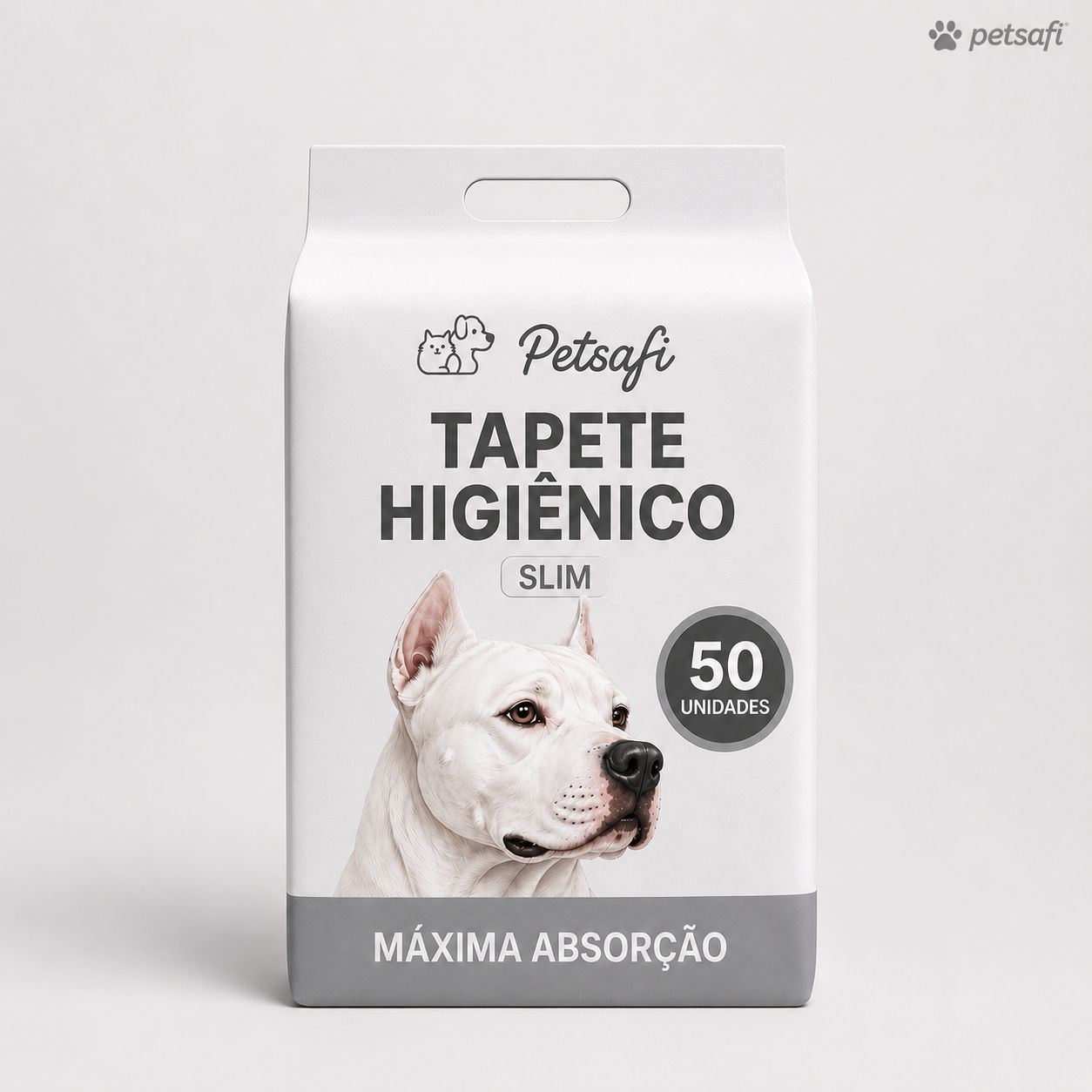 Tapete Higiênico Descartável para Cachorro Unidades 60x60 cm, 50 und - Fralda Pet Xixi Cão Pequeno Médio